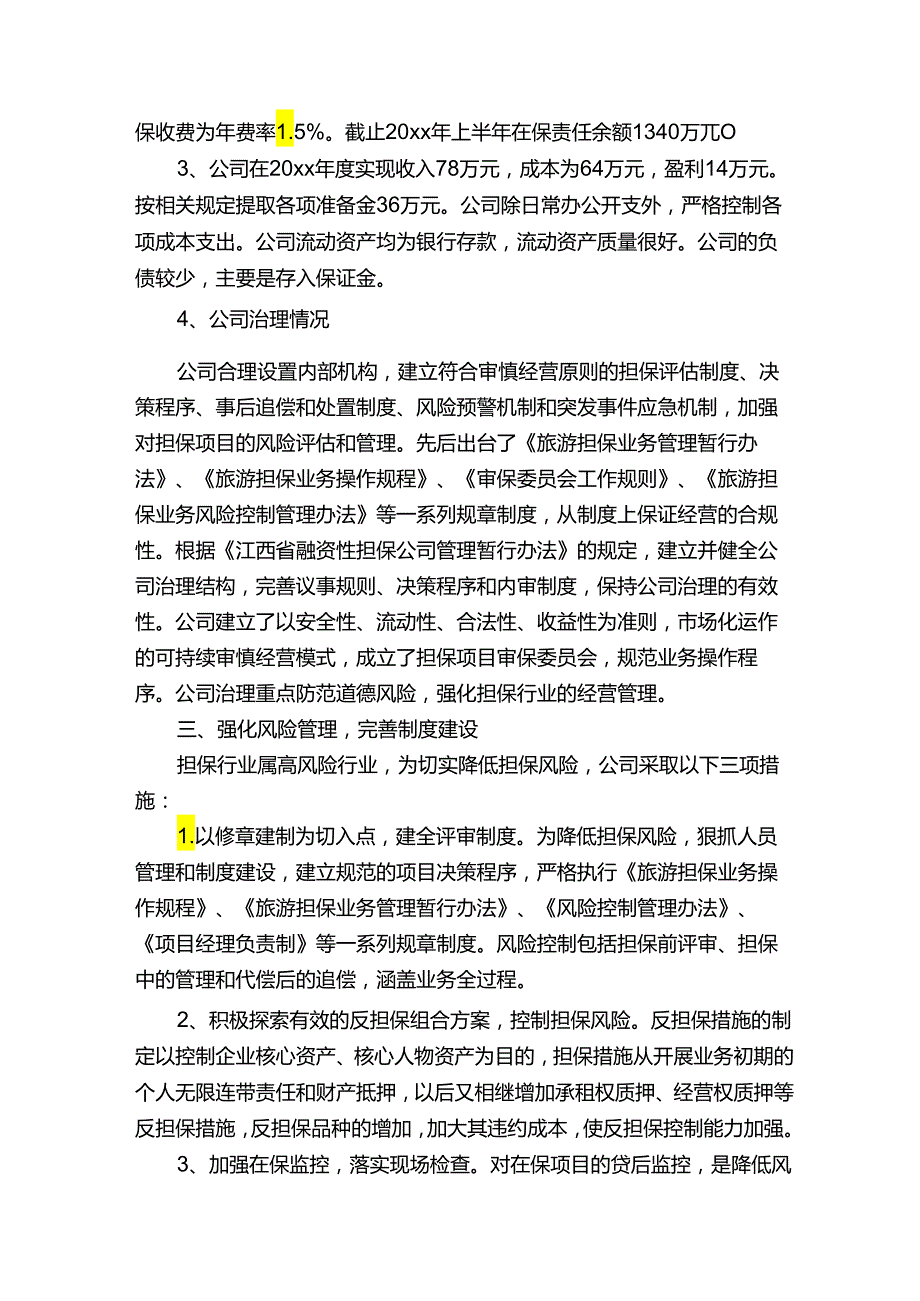 融资担保公司年度工作总结.docx_第2页