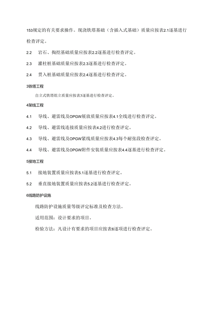 1000KV送电线路质量检验评定标准及检查方法.docx_第3页