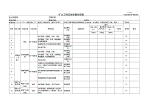 工程实体质量及观感质量效果考核表（矿山开采、土石方工程）.docx