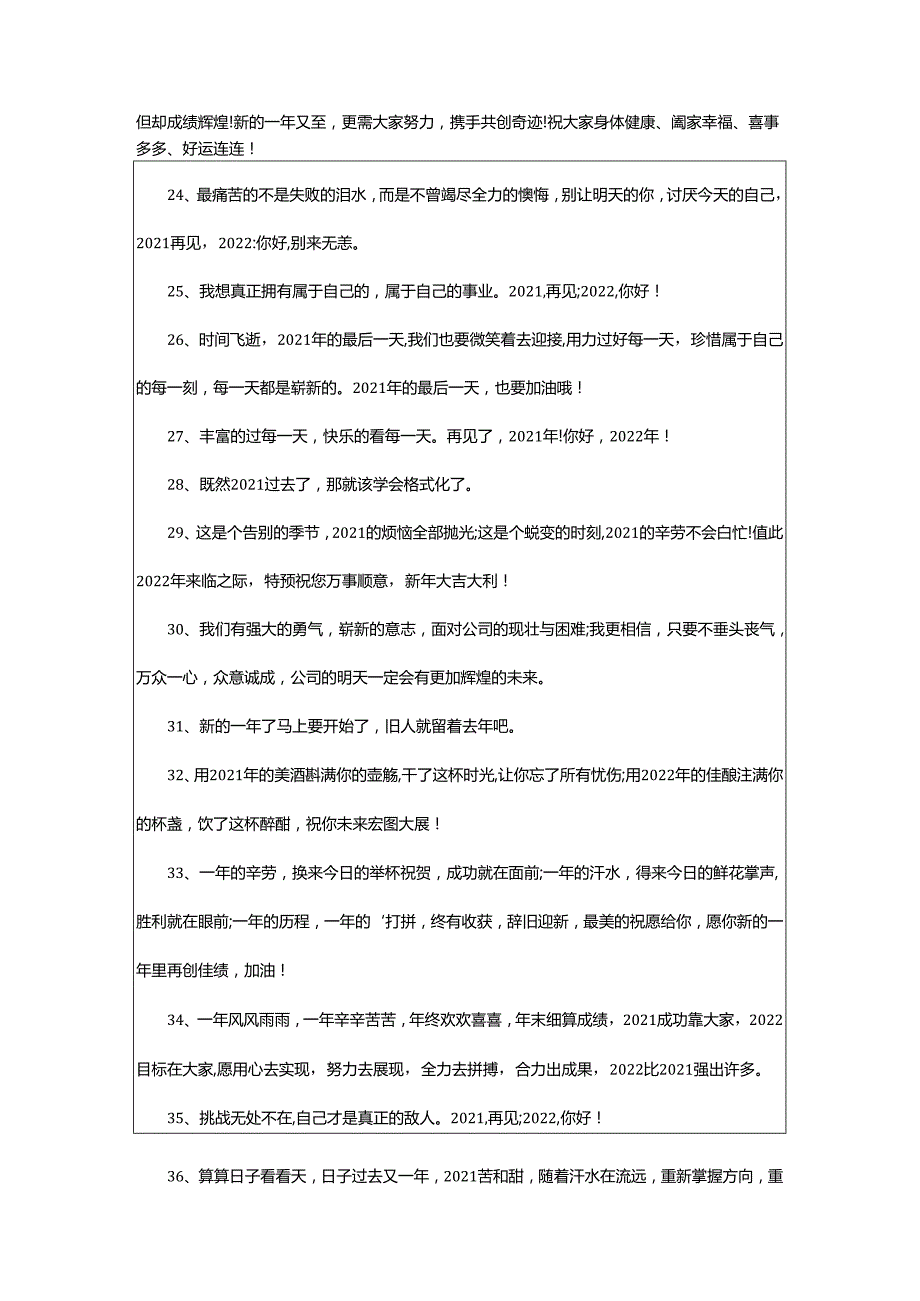 2024年再见年你好年经典句子.docx_第3页