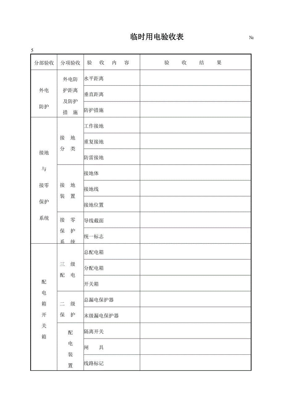 建筑安全资料编制范例 第十四节 施工临时用电（第十四档案盒） .doc_第3页