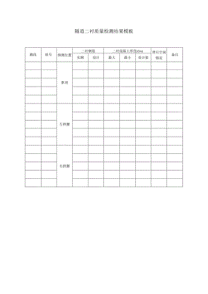 隧道二衬质量检测结果模板.docx