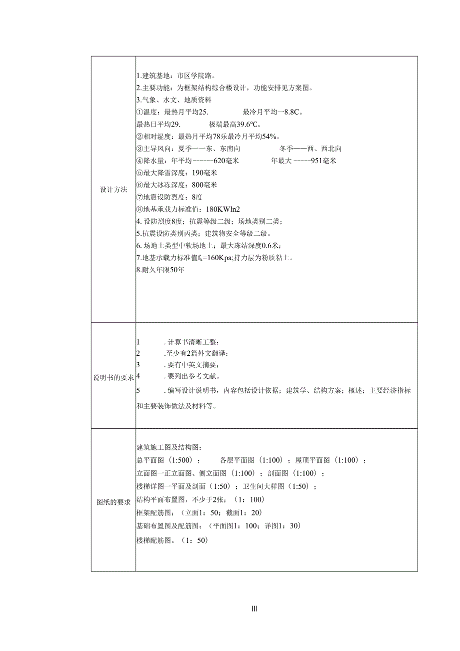 建筑工程专业毕业论文之某附属医院项目含计算说明书.docx_第3页