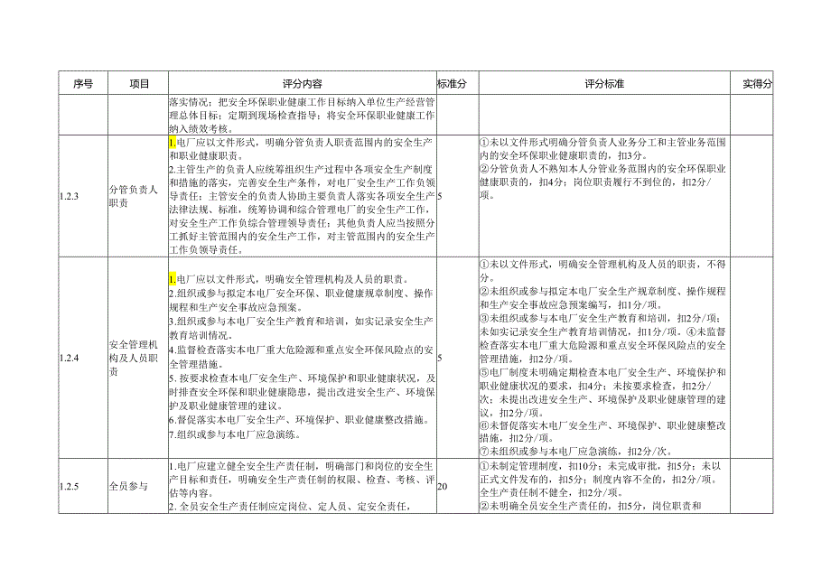 2024水力发电企业安全生产标准化达标评级标准.docx_第3页