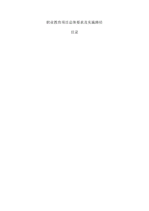 职业教育项目总体要求及实施路径.docx