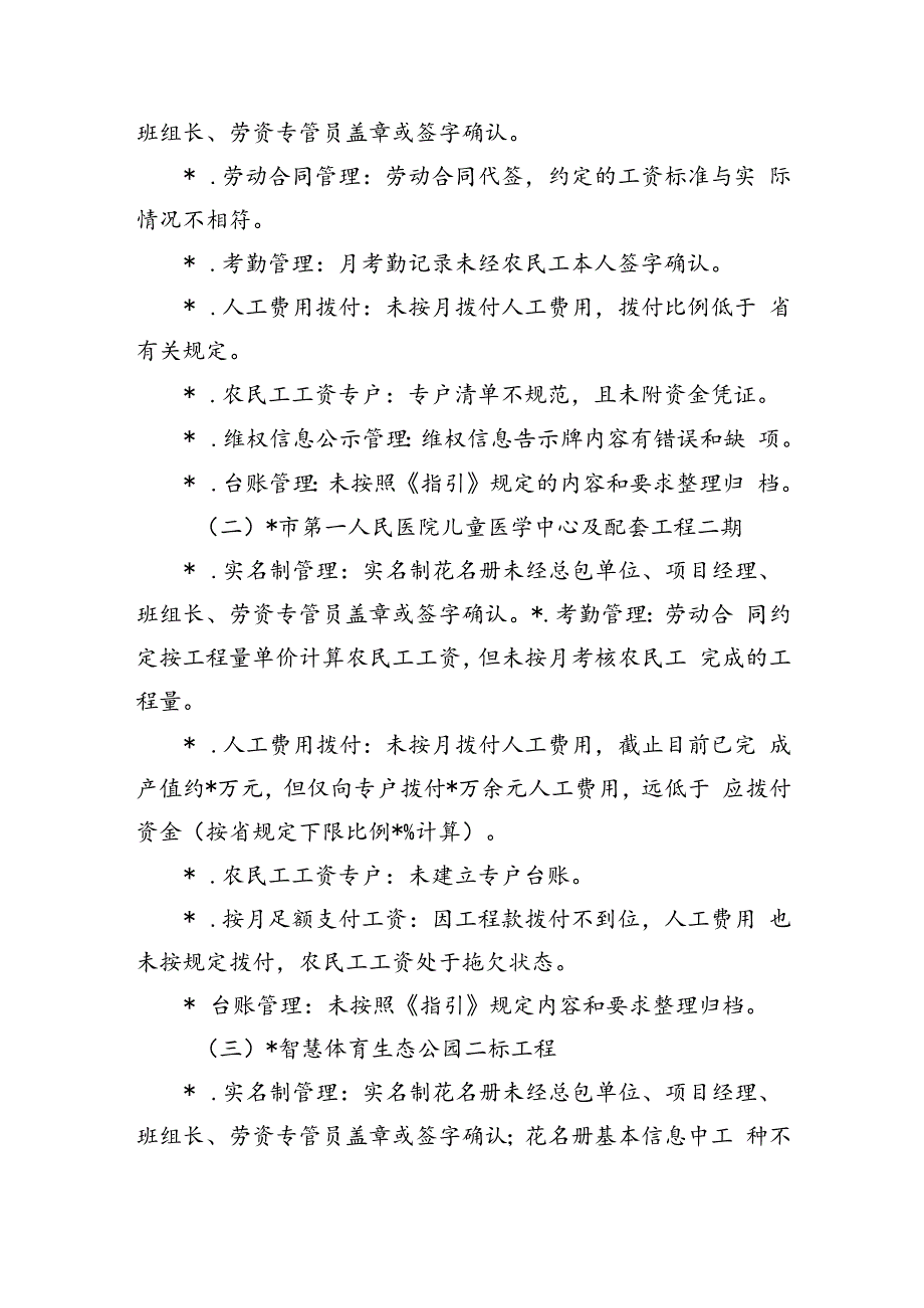 工程在建项目保障农民工工资支付督查总结.docx_第2页