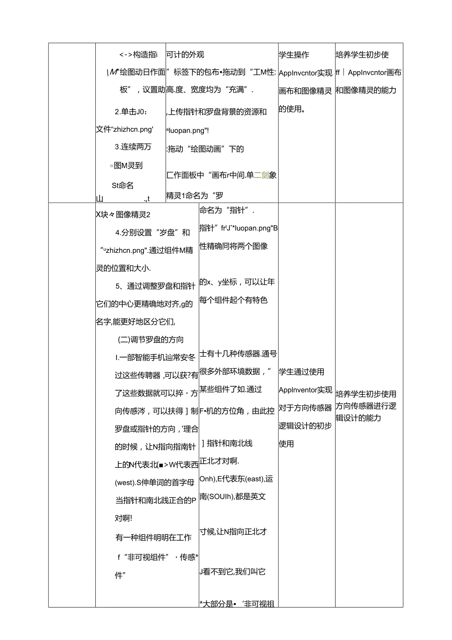 泰山版信息技术六下第11课 手机指南辨方向 教案.docx_第2页