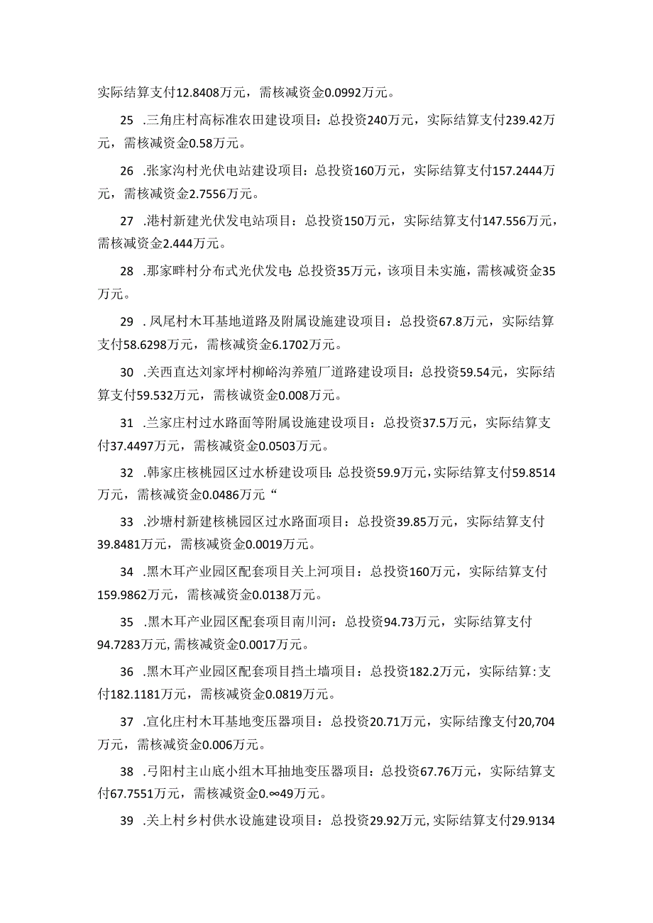 中阳县2023年统筹整合使用财政涉农资金年终调整补充方案.docx_第3页