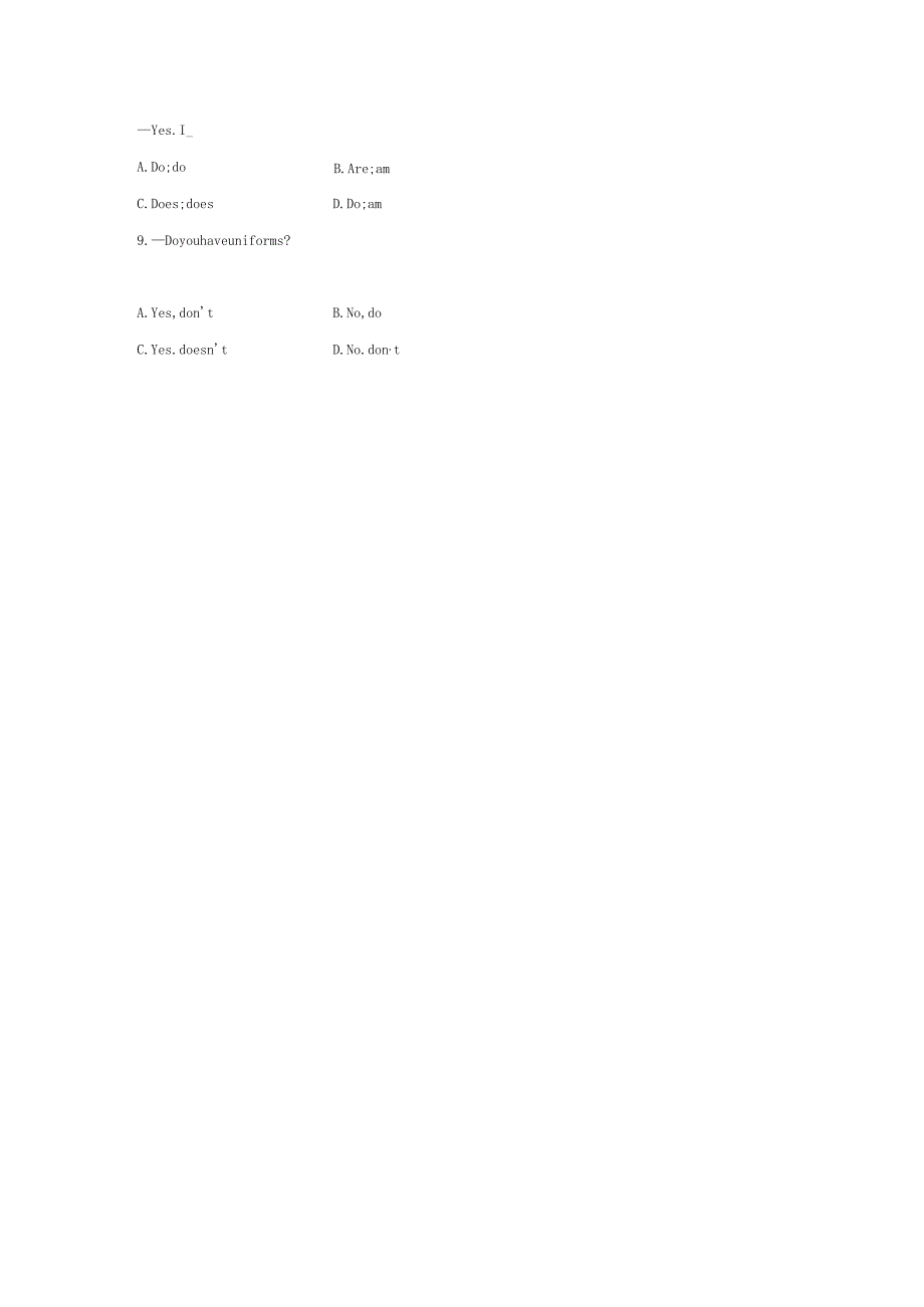 Unit3Topic1do和does引导的一般疑问句.docx_第2页