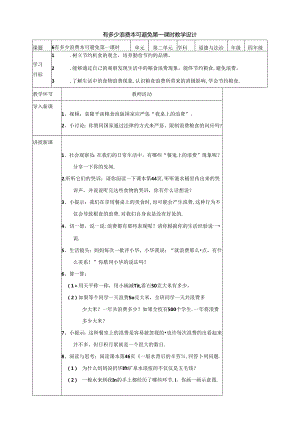 小学道德与法治统编版教学课件：《餐桌上的浪费》教案.docx