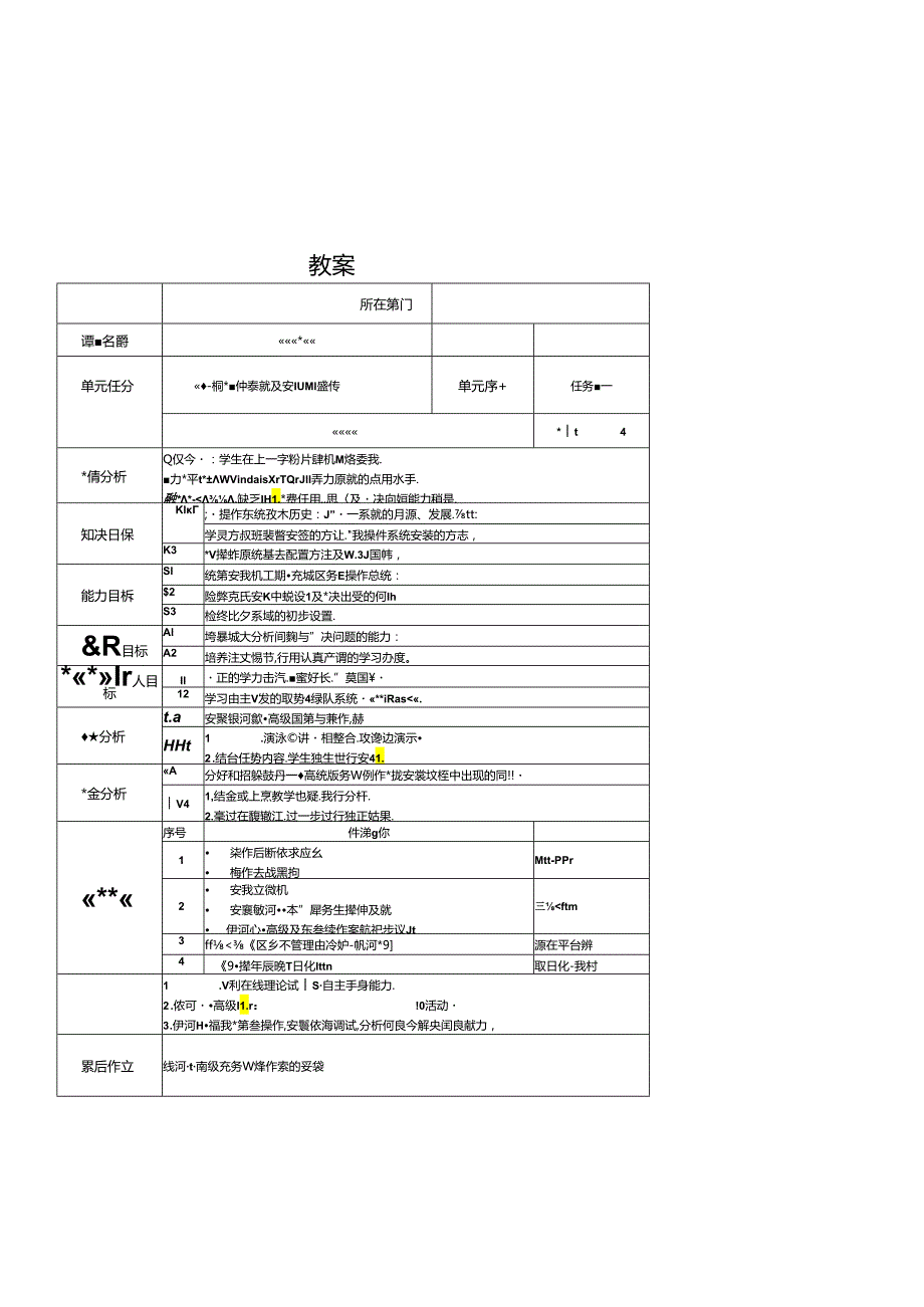 麒麟操作系统项目化教程 教案全套 任务1--11 初试操作系统及安装麒麟系统 --- 集群配置与管理.docx_第3页