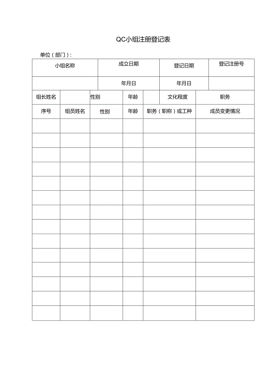 QC小组注册登记表.docx_第1页