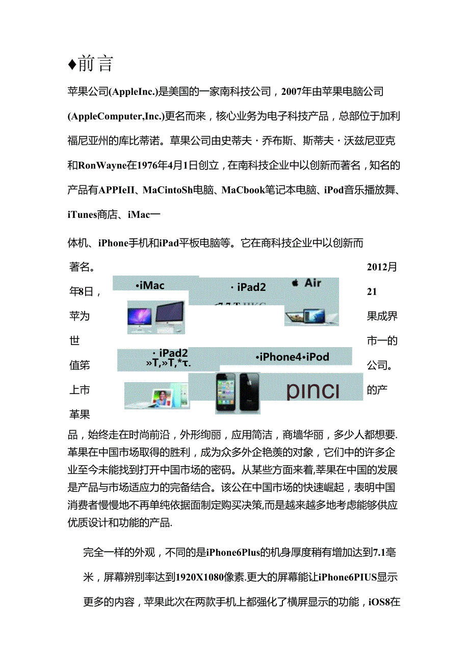 AppleiPhone6广告策划书.docx_第2页