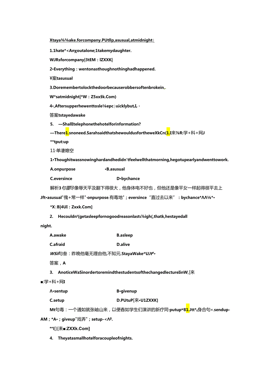 Unit 3 Section Ⅲ Learning about Language ＆ Using Language 语言点二 应用落实.docx_第1页