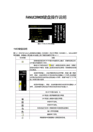 FANUC 0I-MDI键盘操作说明.docx