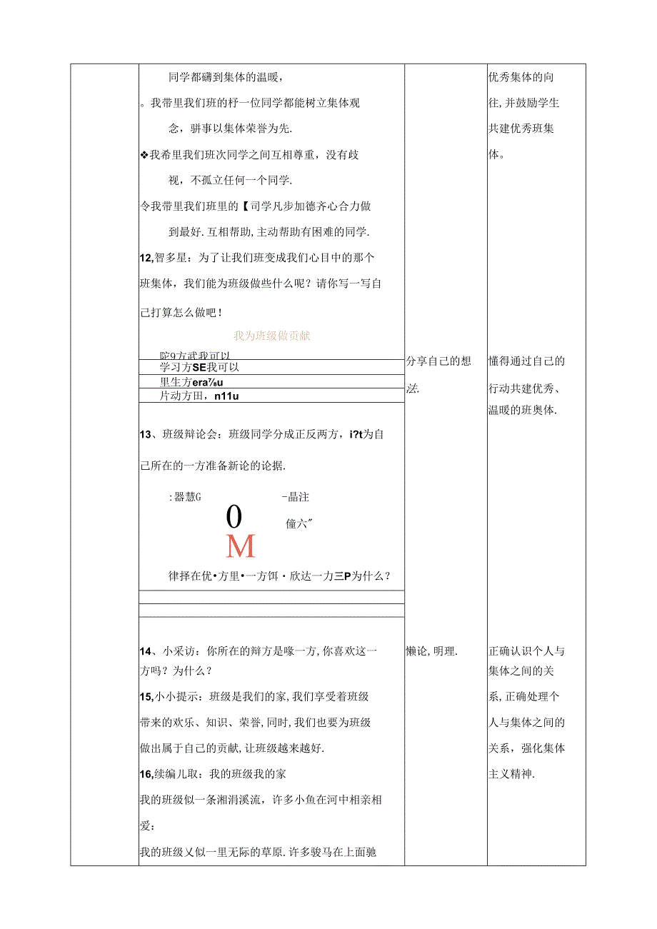 16《我的班级我的家》教学设计 心理健康五年级下册教科版.docx_第3页