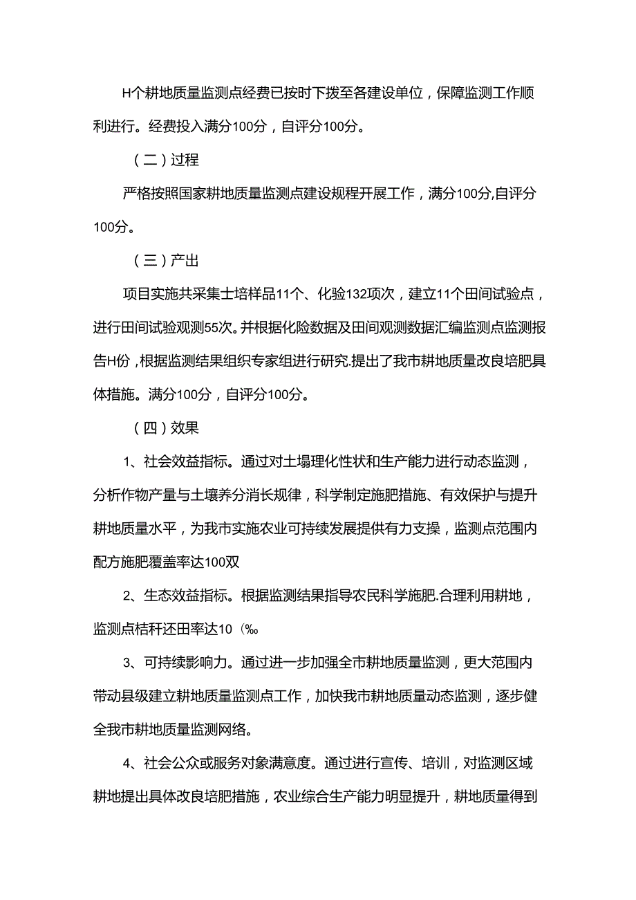 耕地保护项目绩效自评报告.docx_第3页