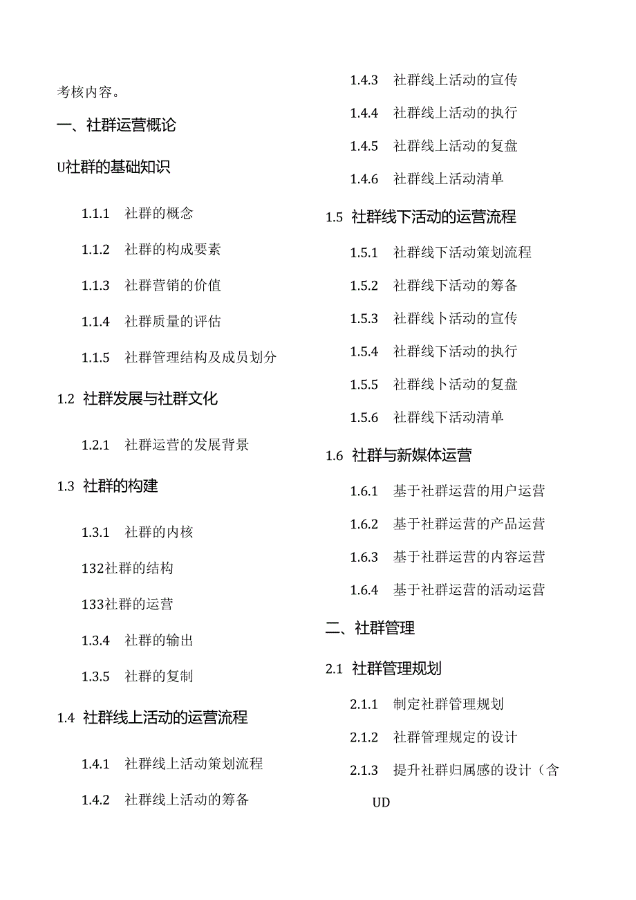 【职业证书】社群运营师专业技能等级考试大纲（高级）.docx_第2页