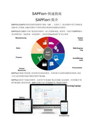 SAP Fiori - 快速指南.docx