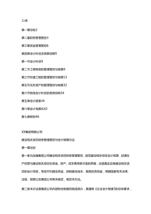 某集团建设项目财务管理与会计核算.docx