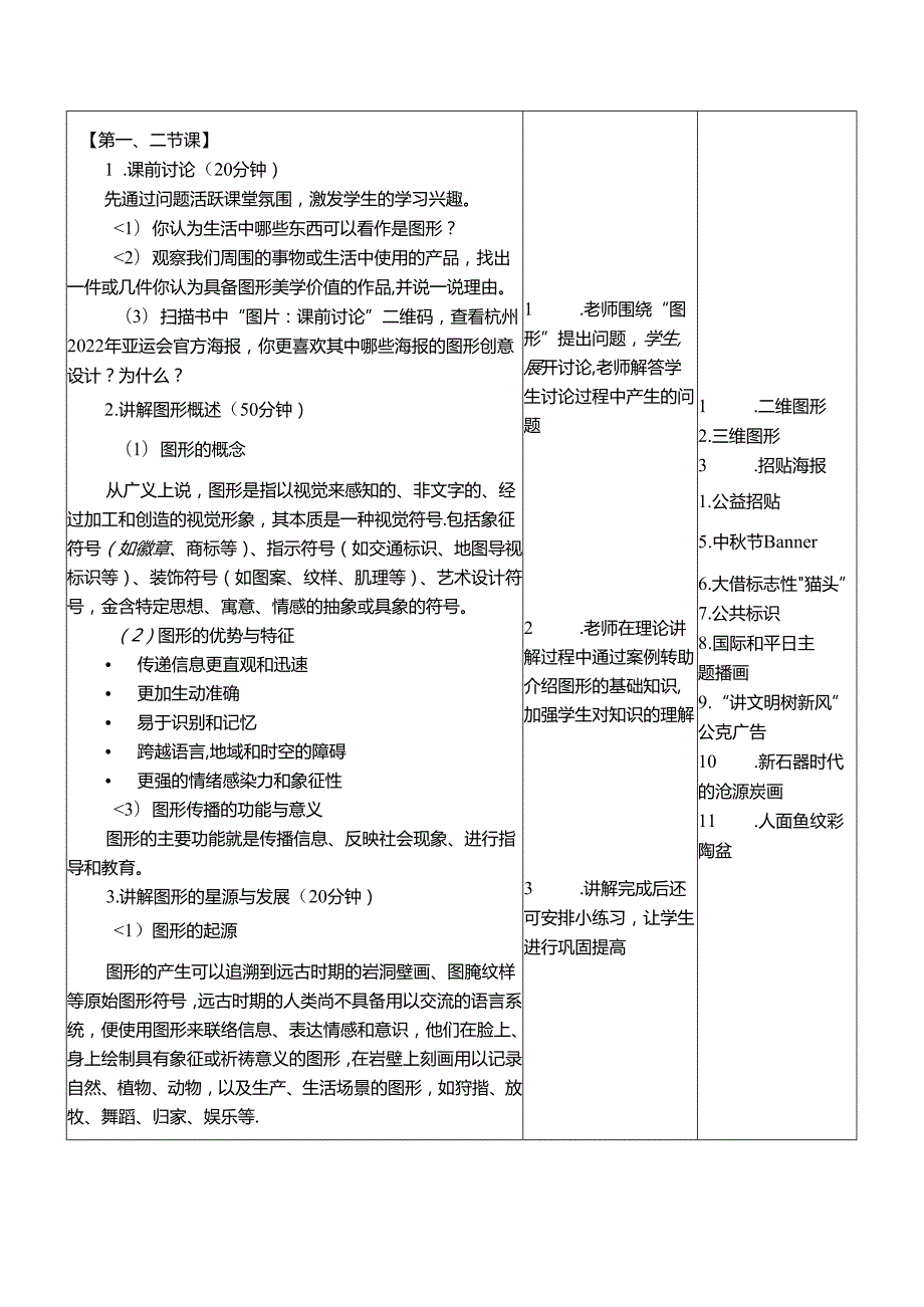 《图形创意（微课版）》 教案 课题1、2 走近图形与图形创意、 训练图形创意思维.docx_第2页