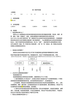 《物流企业管理》参考答案.docx