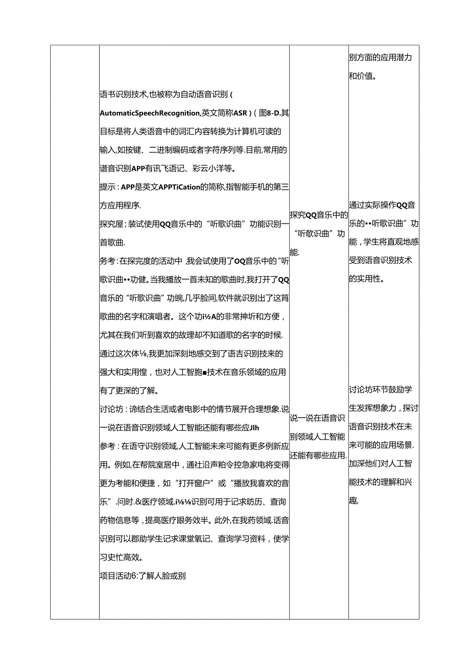 教学设计-8人工智能的应用 黔教版信息技术六年级下册.docx_第2页