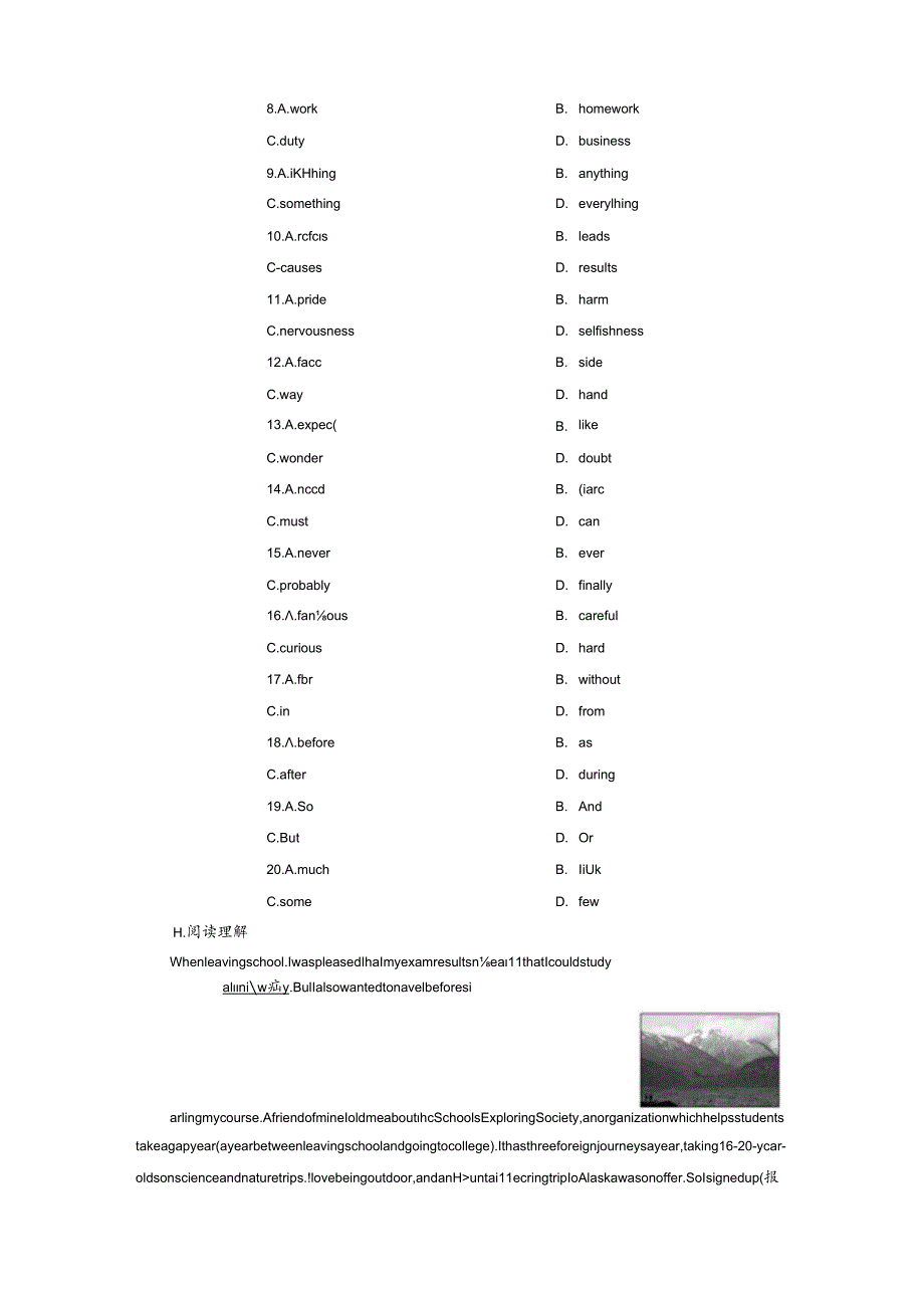 Unit 3 Travel journal语篇演练(十二).docx_第2页