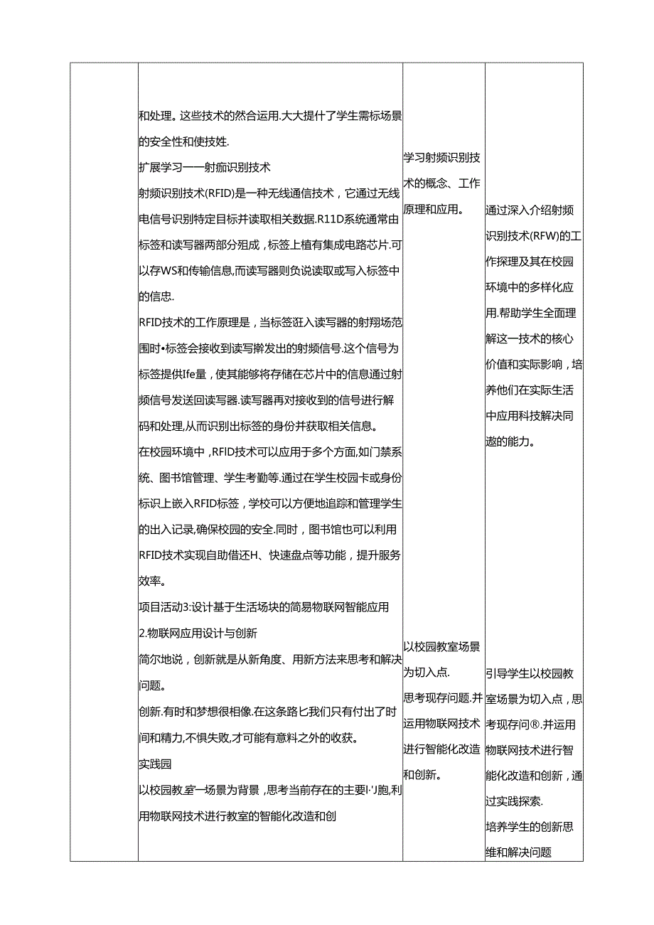 教学设计-6设计物联网应用 黔教版信息技术六年级下册.docx_第3页