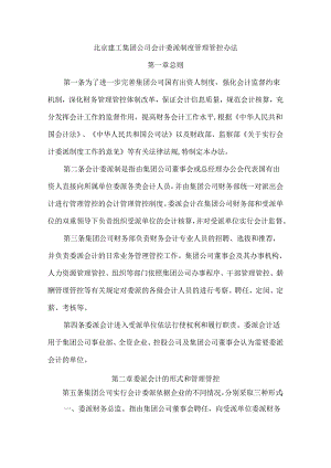 某集团财务会计及委派管理知识分析制度.docx