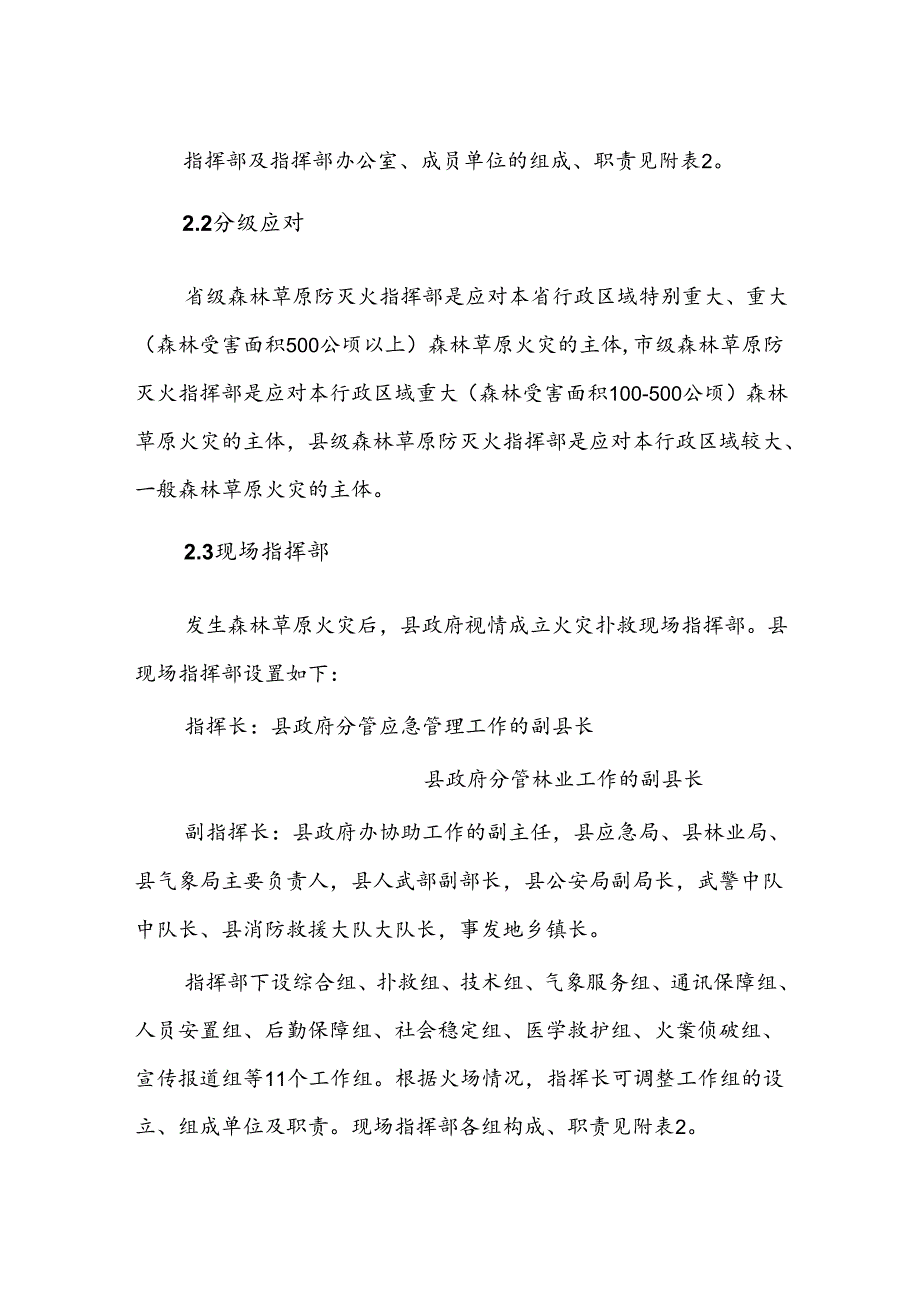 曲沃县森林草原火灾应急预案.docx_第3页