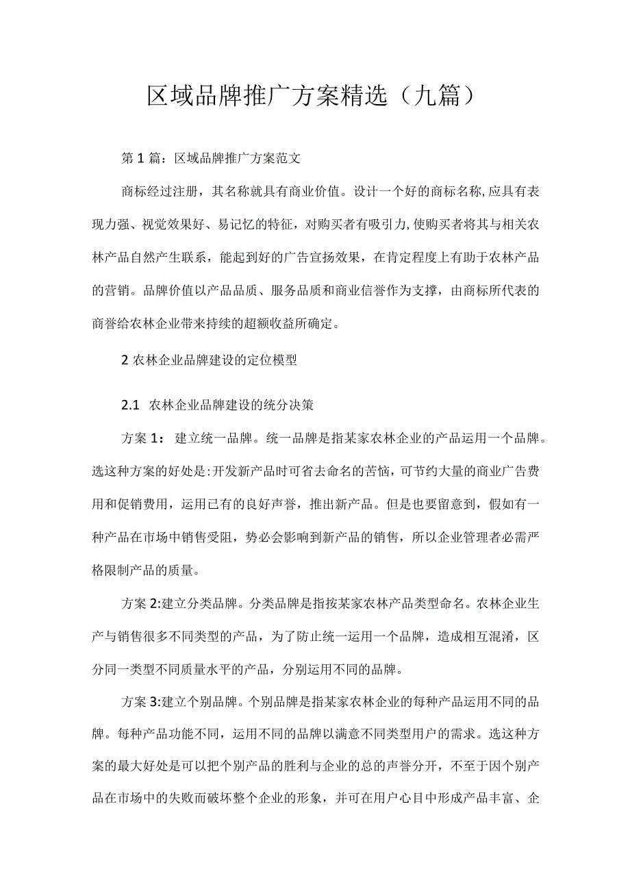 区域品牌推广方案.docx_第1页