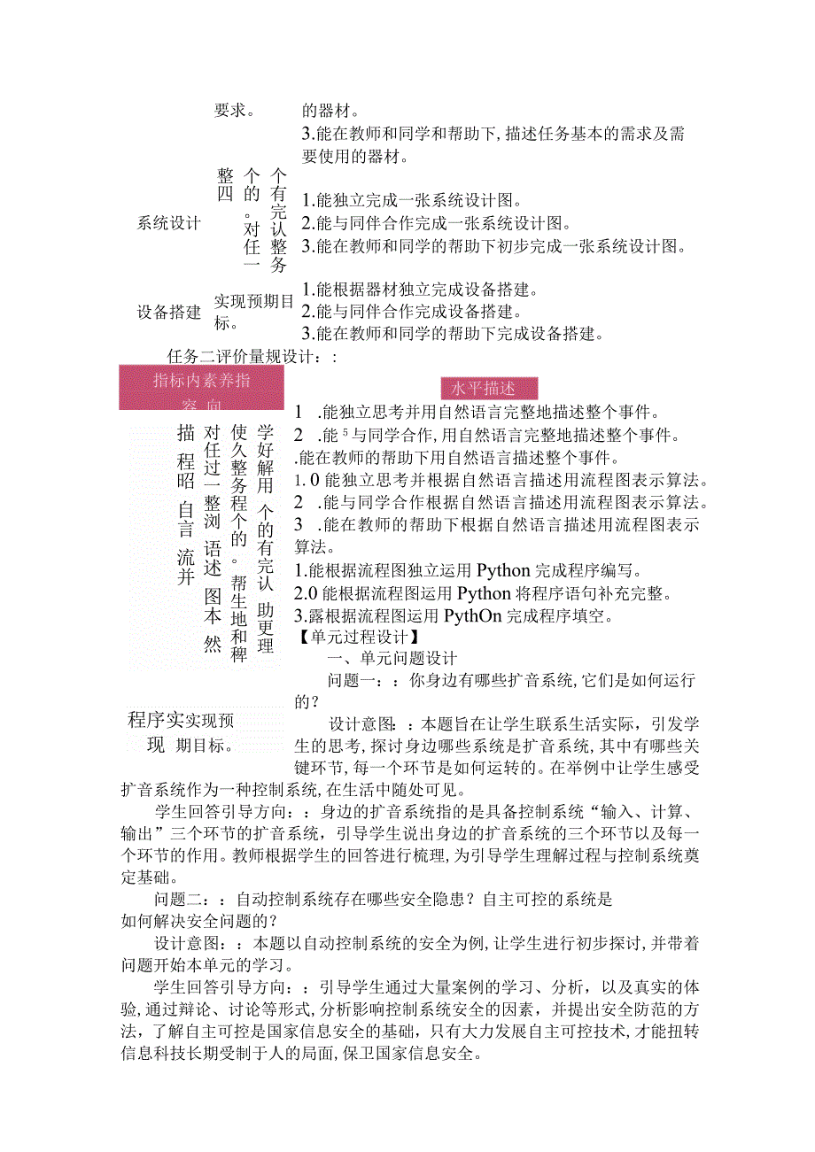 第三单元扩音系统单元教学设计六下信息科技浙教版.docx_第3页