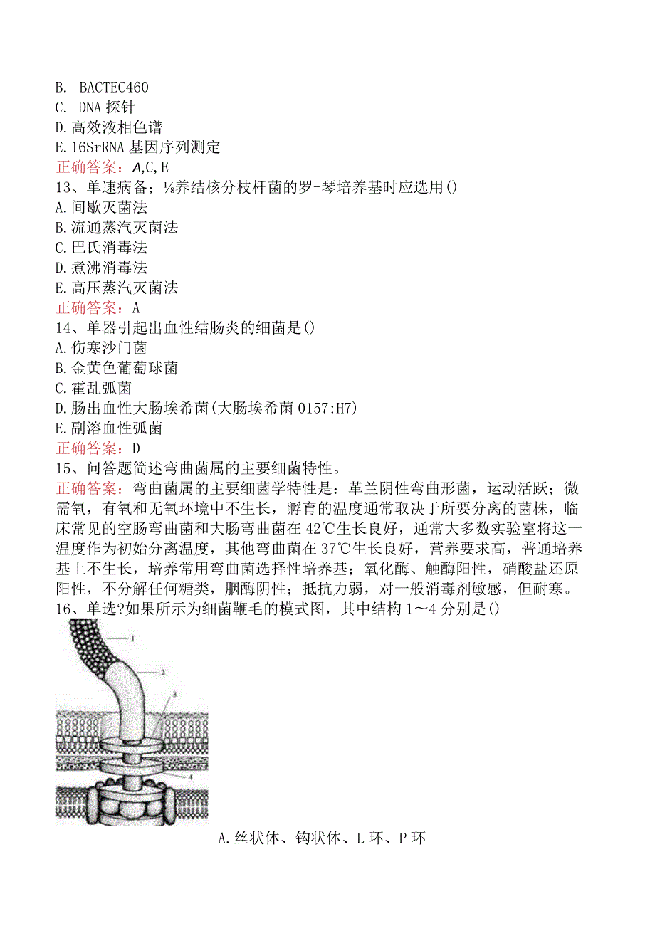 临床医学检验：临床细菌学试题及答案（题库版）.docx_第3页