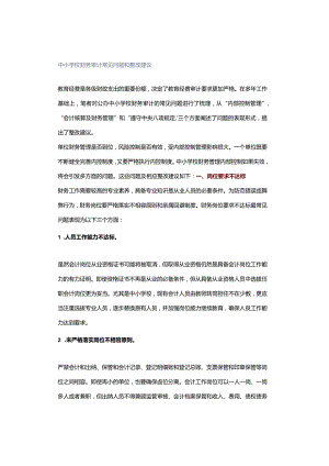 中小学校财务审计常见问题和整改建议.docx