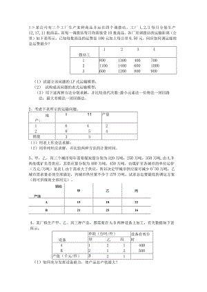 物流运筹学实验11道试题.docx