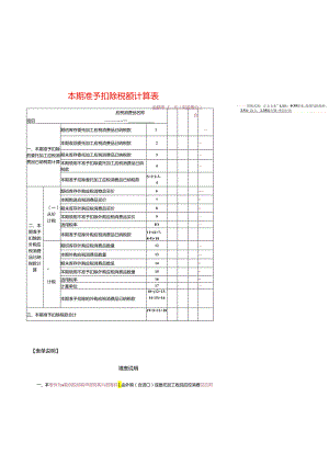 本期准予扣除税额计算表.docx