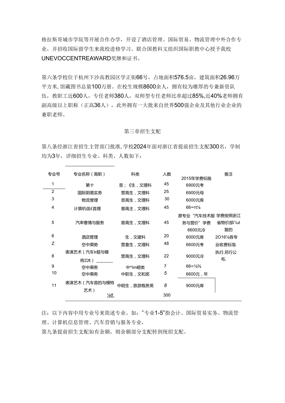 2024浙江经济职业技术学院自主招生剖析.docx_第2页