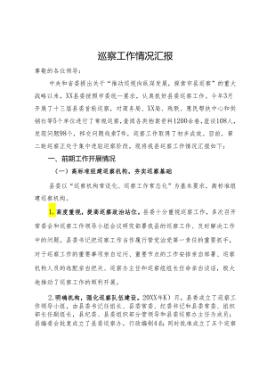 2024年县巡察工作情况汇报.docx