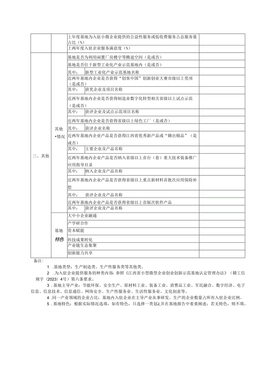 江西省小型微型企业创业创新示范基地申请表.docx_第3页