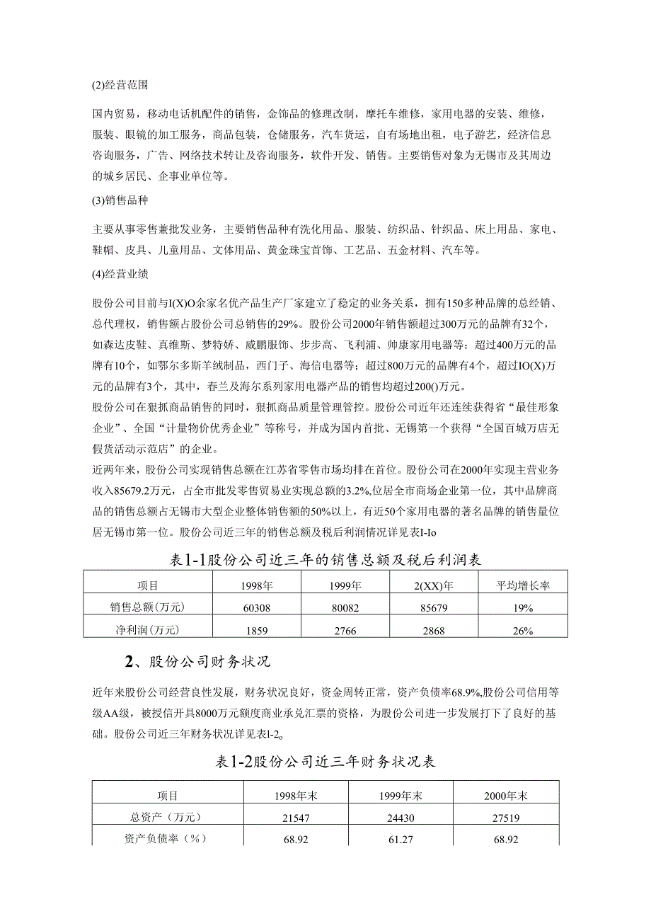 无锡商业大厦-东方物流配送中心及超市项目报告.docx_第2页