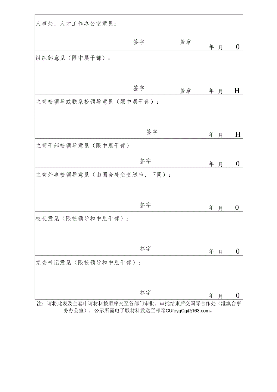 中央财经大学教职工出国（境）审批表.docx_第2页