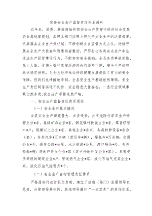 完善安全生产监督责任体系调研.docx