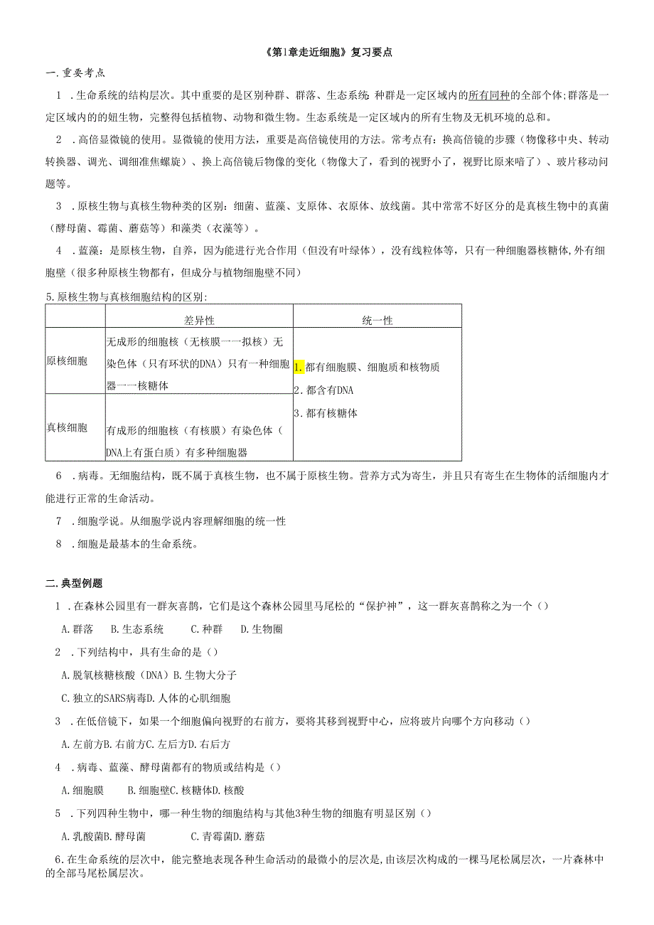 《分子与细胞》复习要点.docx_第1页