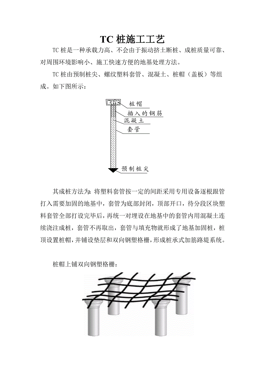 地基基础TC桩施工工艺（附示意图） .doc_第1页