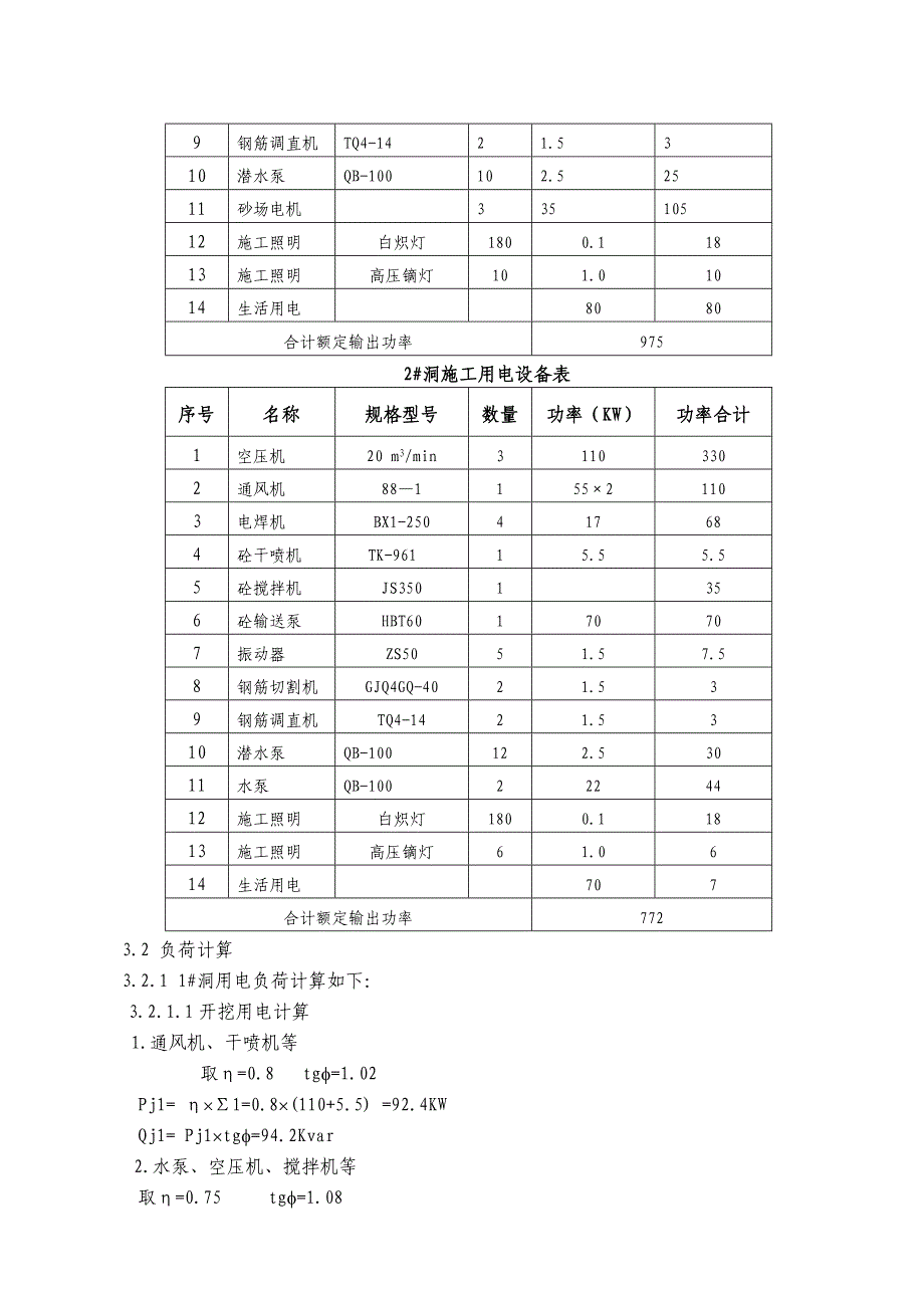 水电站临时用电施工方案#甘肃.doc_第2页