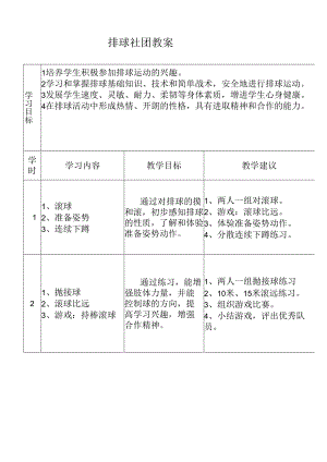 排球社团教案（34页）.docx