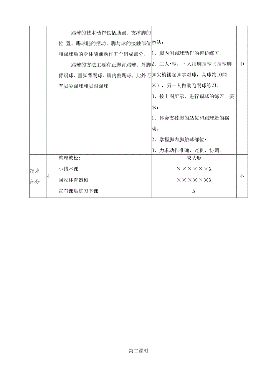 小学足球教案(表格式).docx_第3页