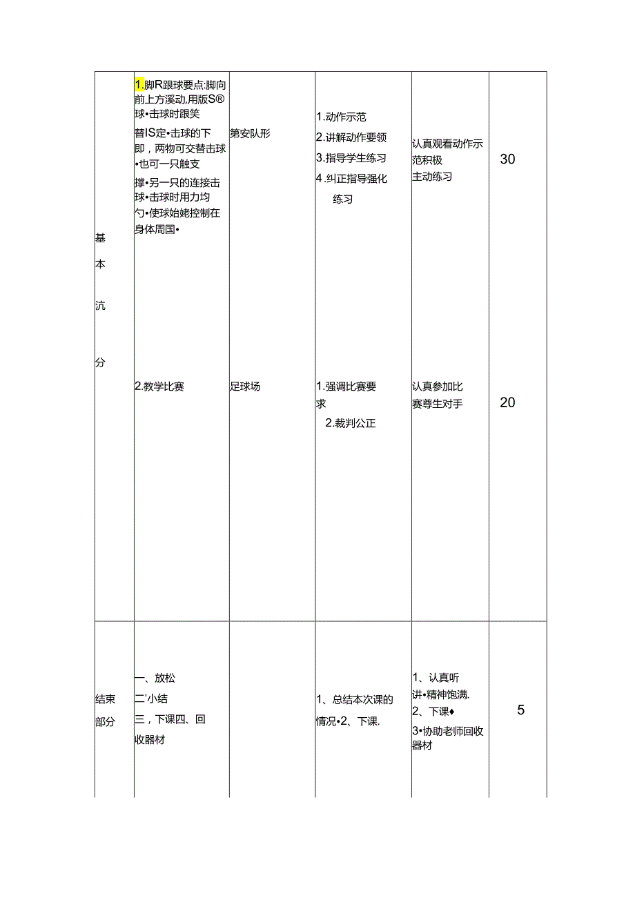 小学足球社团教案（26页）.docx_第2页