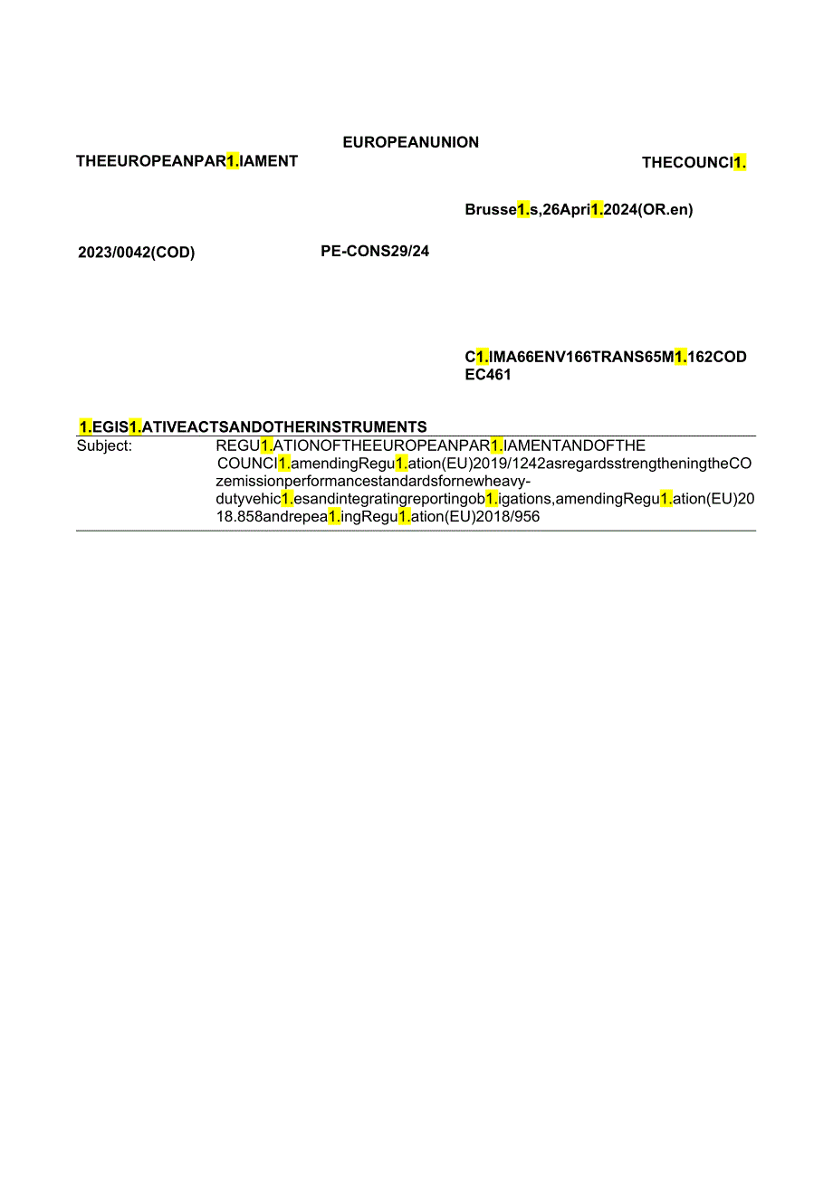 欧盟批准重型车辆（HDV）减少碳排放标准法规.docx_第1页